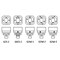 Philips 13w 2700k PL-C ALTO 13W/827 Double Tube 2-Pin Fluorescent Light Bulb